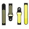 Tactical 195 Double Silikonový Řemínek 20mm Black/Yellow