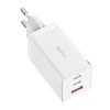 Baseus CCGP120202 GaN5 Pro Quick Nabíječka USB-A + 2x USB-C 65W White