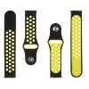 Tactical 195 Double Silikonový Řemínek 20mm Black/Yellow