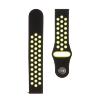 Tactical 195 Double Silikonový Řemínek 20mm Black/Yellow