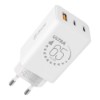 OBAL:ME GaN Cestovní Nabíječka USB-A + 2xUSB-C 65W White