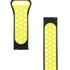 Tactical 195 Double Silikonový Řemínek 20mm Black/Yellow