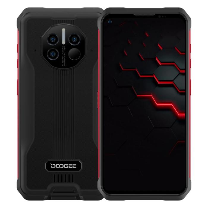 Doogee V10 5G DualSIM gsm tel. 8 +128GB Flame Red Infrared Thermometer