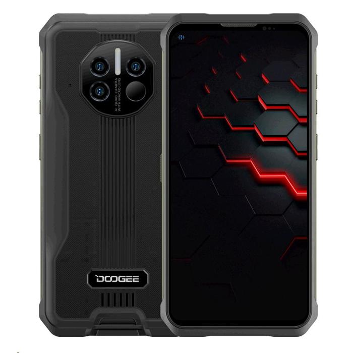 Doogee V10 5G DualSIM gsm tel. 8 +128GB Classic Black Infrared Thermometer