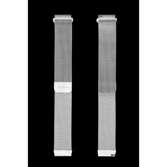 Tactical 640 Loop Magnetický Kovový Řemínek 20mm Silver