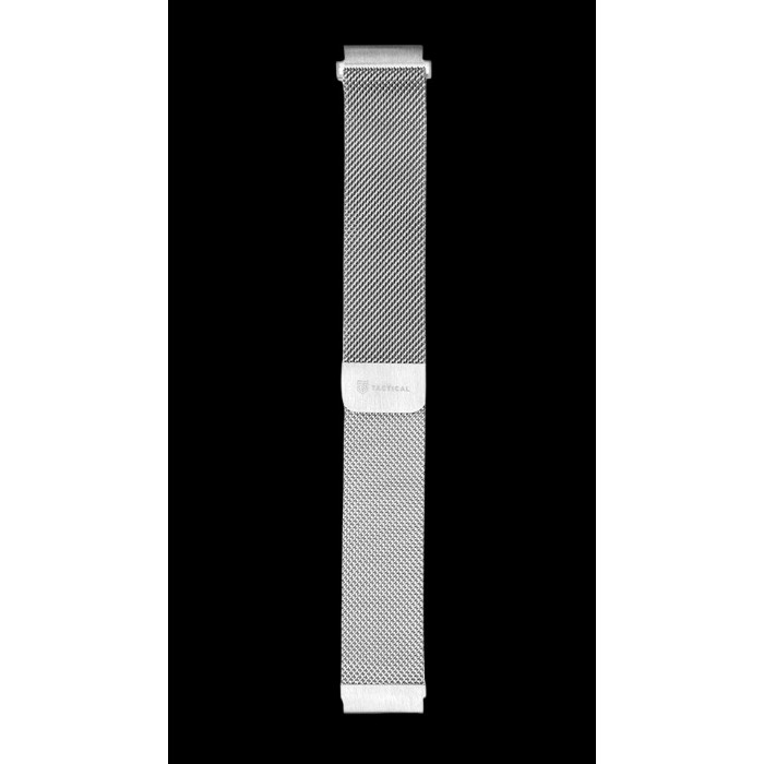 Tactical 640 Loop Magnetický Kovový Řemínek 20mm Silver