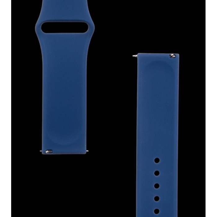 Tactical 614 Silikonový Řemínek 22mm Dark Blue