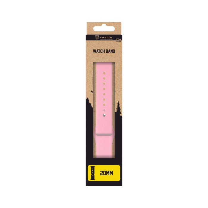 Tactical 435 Silikonový Řemínek 20mm Pink